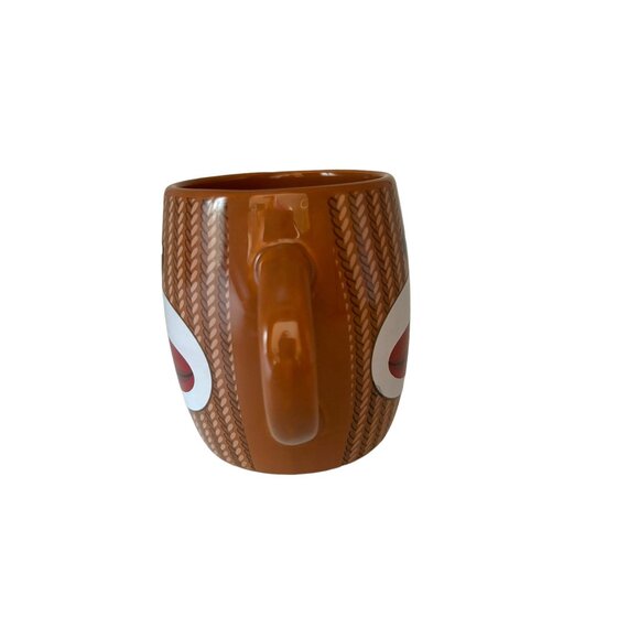 Galerie Candy Sock Monkey Double Handle Coffee Mug 4" Hot cocoa Teacup - Picture 2 of 7